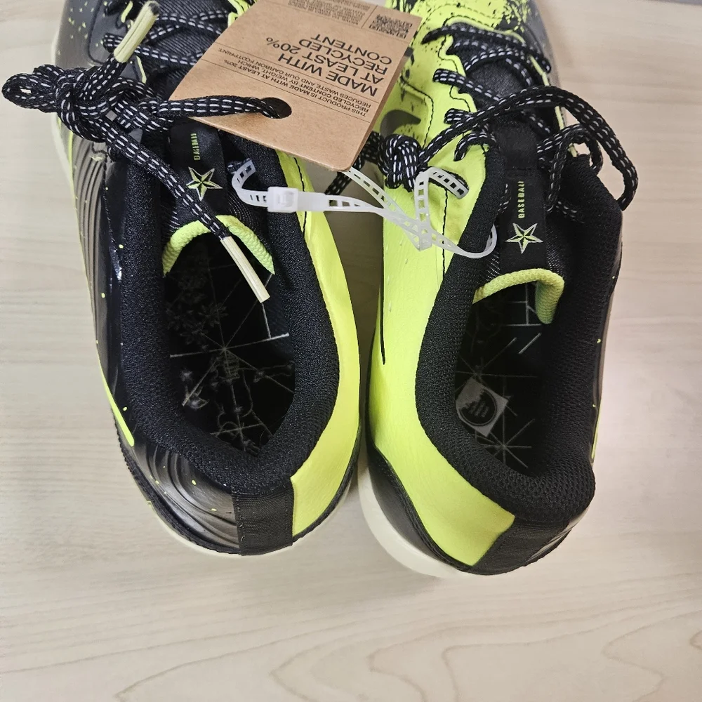 NWOB Nike Alpha Huarache 4 Baseball Cleat Keystone 4 Black Size 10 FV6098-001